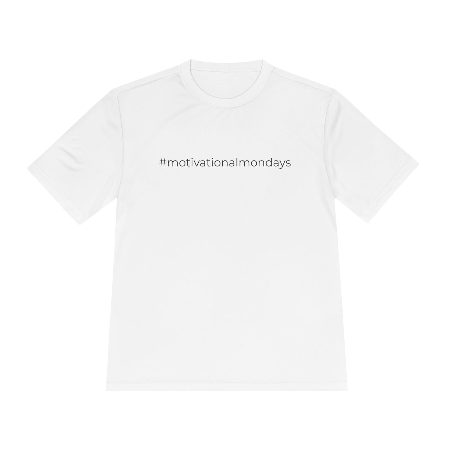 Motivational Moisture-Wicking Tee, Sports T-Shirt, Workout Shirt, Gift for Fitness Lovers, Activewear for Every Day