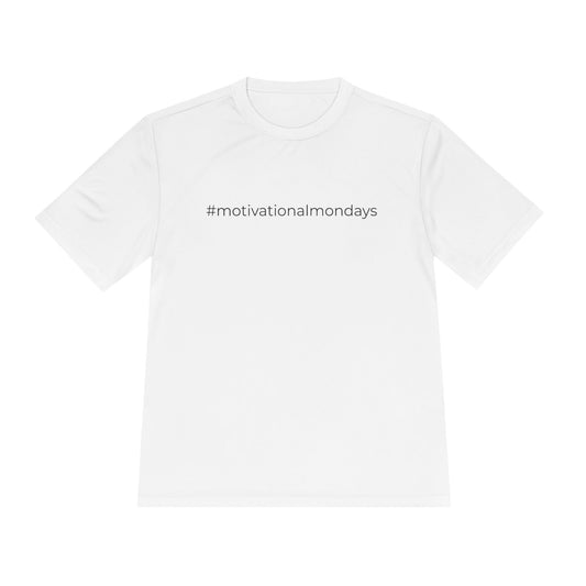 Motivational Moisture-Wicking Tee, Sports T-Shirt, Workout Shirt, Gift for Fitness Lovers, Activewear for Every Day