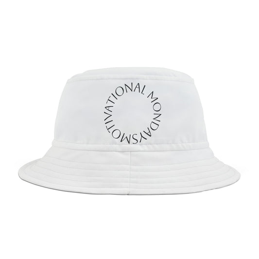 Motivational Monday Bucket Hat, Summer Accessory, Gift for Him/Her, Relaxed Style, Festival Headwear, Casual Best Seller